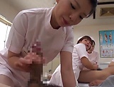 Stunning Asian nurses pleasure their patients picture 19
