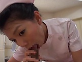 Alluring Asian nurses give delightful handjob picture 47