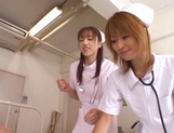 Sleazy nurses undress and fuck a lucky patient picture 3