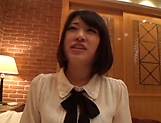 Cute Japanese girl faced with dealing dick in her mouth picture 30