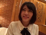 Cute Japanese girl faced with dealing dick in her mouth picture 31