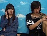 Japanese teen delights with cock in full mode picture 13