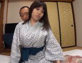 Busty Japanese AV Model receives warm pussy stimulation picture 12