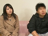 Japanese AV model gets banged before interview