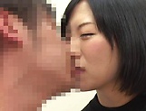 Japanese babe, Hosaka Eri gives amazing blowjob picture 48