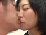 Japanese babe, Hosaka Eri gives amazing blowjob picture 50