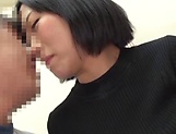 Japanese babe, Hosaka Eri gives amazing blowjob picture 59