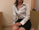 Office beauty plays along and enjoys sex at work picture 14