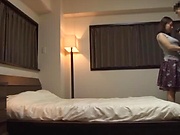 Bedroom hardcore along small tits bimbo, Eir Ito