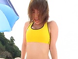 Hot day on the beach with the stunning Ayami Shunka picture 107