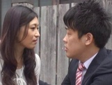 Beautiful Asian stunner Yuri Shirai seduces a guy and has steaming sex picture 32