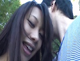 Japanese AV model gets banged outdoors by horny photographer picture 163