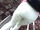 Up-skirt view of cute Asian queen Takashima Heki picture 11