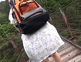 Up-skirt view of cute Asian queen Takashima Heki picture 35