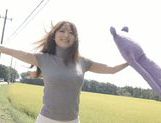 Playful AV babe Akiho Yoshizawa fingered in a public place picture 2