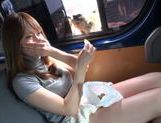 Playful AV babe Akiho Yoshizawa fingered in a public place picture 30