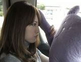 Playful AV babe Akiho Yoshizawa fingered in a public place picture 3
