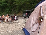Hot camping fun with the busty Kanno Sayuki picture 49