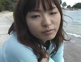 Outdoor sex adventure for busty Asian teen Hiraru Koto picture 10