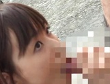 Hiraru Koto, wild Asian teen gets outdoor banging picture 64