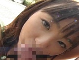 Hiraru Koto, wild Asian teen gets outdoor banging picture 71