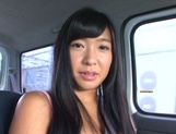 Busty Asian babe Nana Ogura in amazing car sex