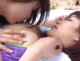Outdoor lesbian play with Junko Hayama and Kirara Kurokawa picture 39