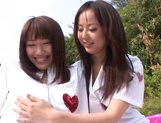 Outdoor lesbian play with Junko Hayama and Kirara Kurokawa