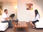 Hot Japanese milf, Aino Kishi enjoys masturbating with her vibrator