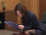 Akari Asahina horny office lady gets milf pussy banged