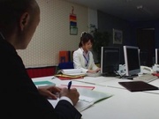 Nanami Kawakami strong office footjob session