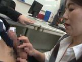 Mature Asian office babe gets fucked on break picture 17