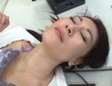 Kinky Japanese mature minx enjoys cum in mouth picture 75