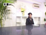 Rei Itoh  sucks dick and fucks while at the office  picture 18