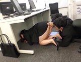 Hot Japanese AV model is a hot office lady getting banged picture 30