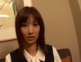 Japanese AV model gets laid with her boss for a raise picture 2