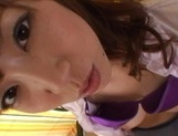 Hot office lady is a Japanese amateur but enjoys the pussy toys picture 16