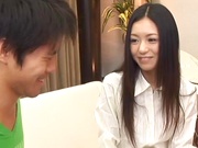 Aino Kishi Japanese office lady gets dick ride in the room