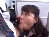 Horny office lady fucks her horny boss under the table picture 50