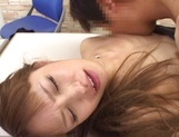 Cock starved Japanese office lady tempts her colleague and enjoys sex picture 48