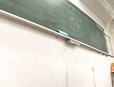 Teacher gets to fuck all schoolgirls while in class