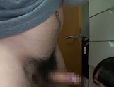 Miu Mizuno hot Asian teen in arousing bathroom blowjob scene picture 69