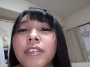 Miu Mizuno hot Asian teen in arousing bathroom blowjob scene
