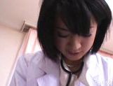 Shinobu Mizushima Busty Female Doctor Asian babe Plays Doctor With Guys picture 7