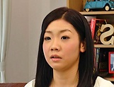 Sexy Ren Aikawa ends hardcore show with cum on face  picture 18