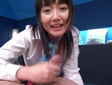 Appetizing Konishi Marie swallowing thick dong picture 130