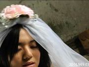 Sora Aoi Asian Model Is Showing Off Her Excellent Body In A Wedding Dress