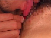 Hot milf swallows warm sperm after sexy porn play 