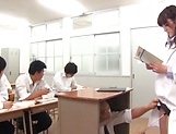 Sexy teacher Iioka Kanako get rammed hard picture 13