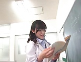 Cute Iioka Kanako loves being pleased in class picture 21